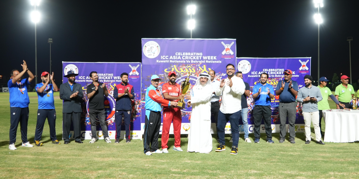 BAHRAINI NATIONALS CLINCHED THE CHAMPIONSHIP OF “YALLA SHABAB” T20 SERIES IN KUWAIT