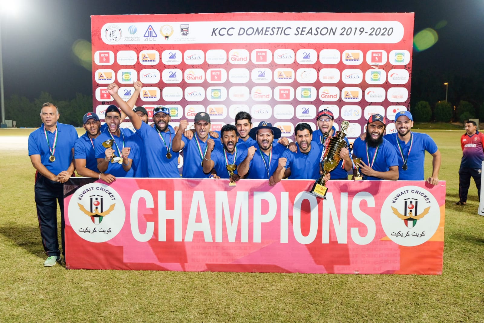 Team Blue - Winners of Kuwait T20 National Championship 2019 